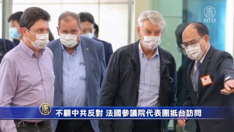不顧中共反對 法國參議院代表團抵台訪問