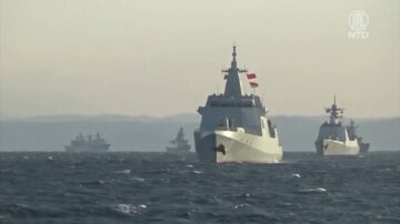 中俄軍艦首次經過津輕海峽 日本密切注視