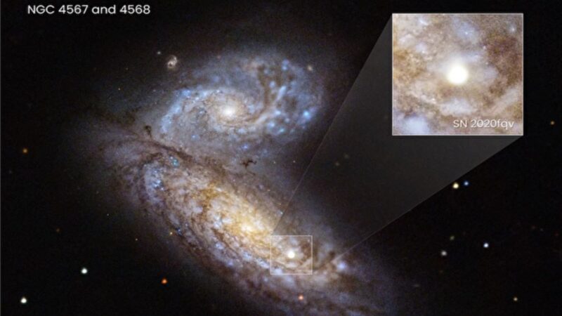 恐怖一幕 哈勃望遠鏡觀測恆星爆炸解體全過程