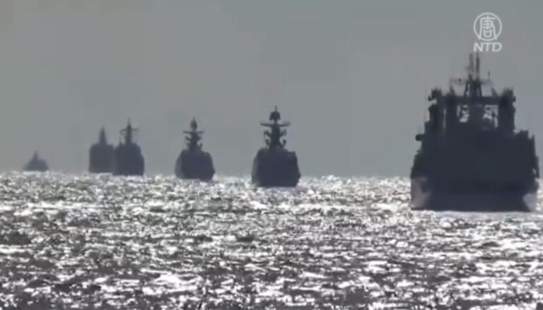 中俄軍艦首次穿越津輕海峽 引高度關注
