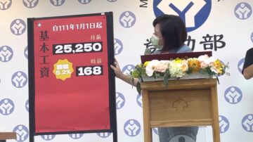 台基本工资调升 月薪升至25250元 时薪168元