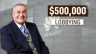 华为第三季支付民主党说客50万美元