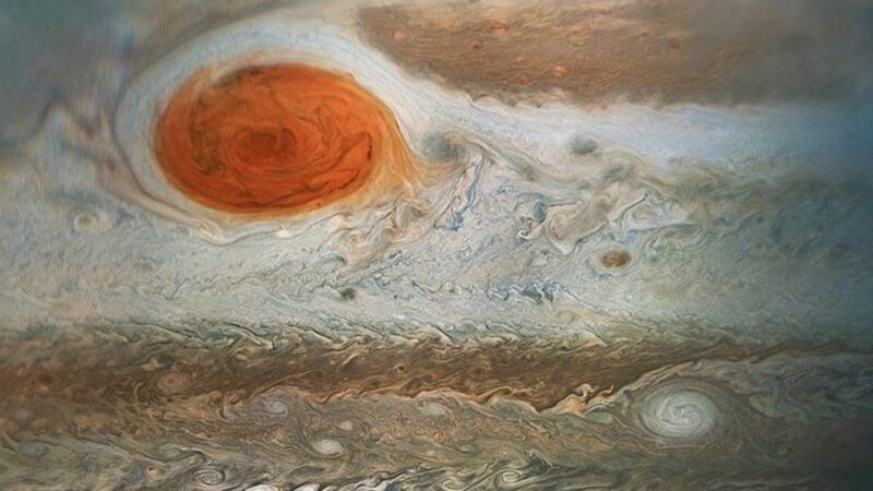 NASA朱諾飛船兩次飛越木星大紅斑 看到了什麼？