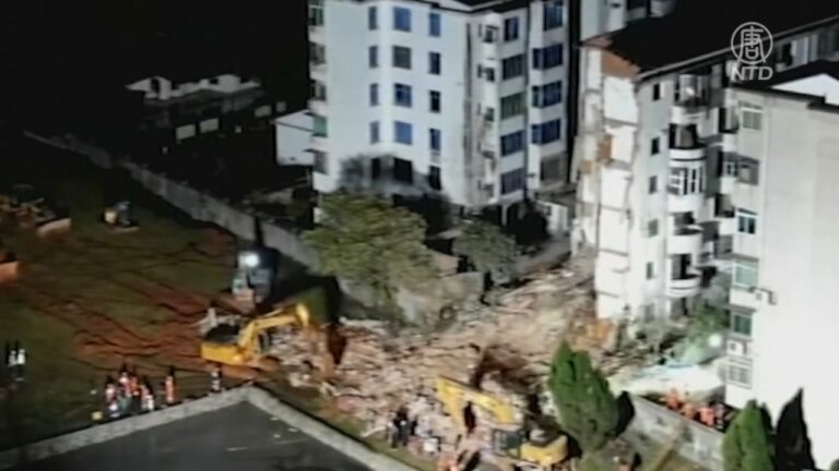 江西贛江新區職工宿舍樓坍塌 多人死亡