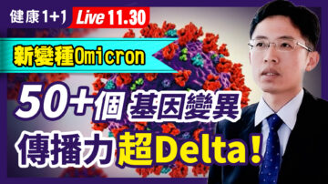 【健康1+1】新变种Omicron传播力超Delta？