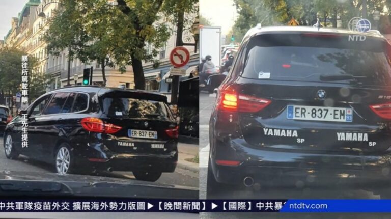 中共暴徒巴黎持凶器 襲擊法輪功學員受譴責