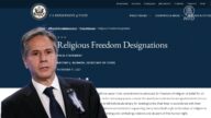 美發表宗教自由侵犯國名單 中國名列前茅