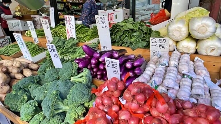 食品價格漲幅大 紐約居民買菜壓力大