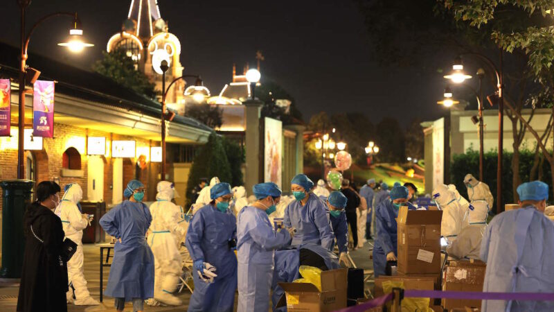 二十大前上海北京爆疫情 沪迪士尼乐园酒店被封