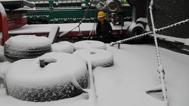 遼寧多地暴雪 近300收費站封閉 追尾事故多(視頻)