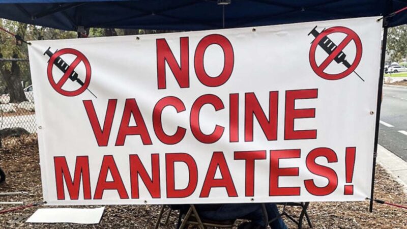 反对强制疫苗令 美国民众展开全国性大罢工