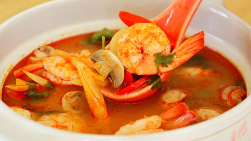 【美食天堂】泰式冬荫功汤做法－泰式酸辣汤做法 正宗美味