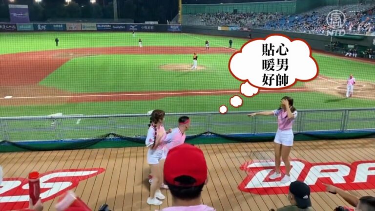 台職棒「英雄救美」影片瘋傳 美日網友讚
