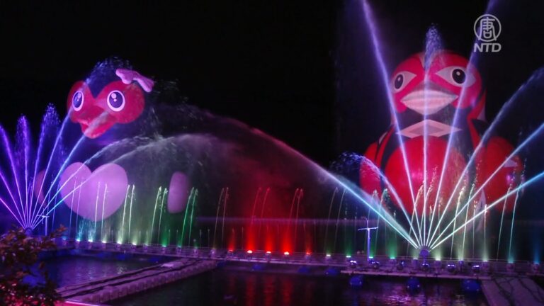 花蓮紅面鴨活動登場 音樂水舞秀喜迎客