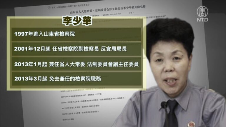 【落馬官員】山東省檢察院前副檢察長李少華被查 曾迫害法輪功