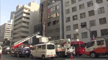 日本大阪市中心大樓起火 27人恐喪命