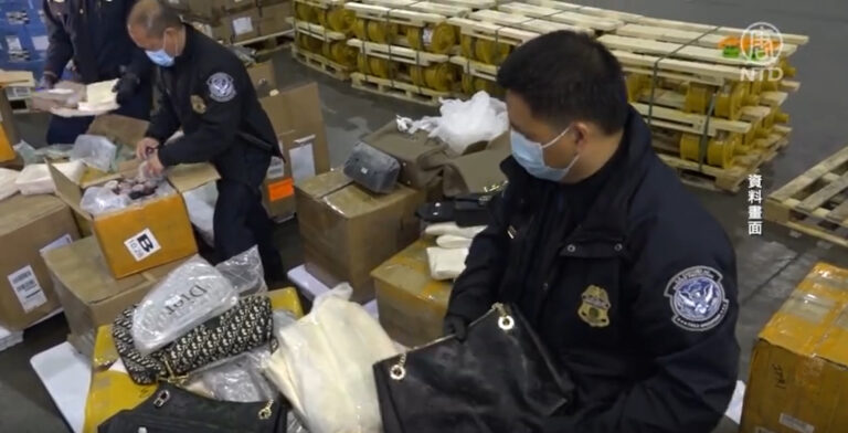 價值超三千萬 美海關截獲來自中國假名牌