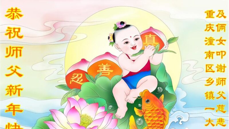 乡村法轮功学员恭祝李洪志大师新年好(20条)