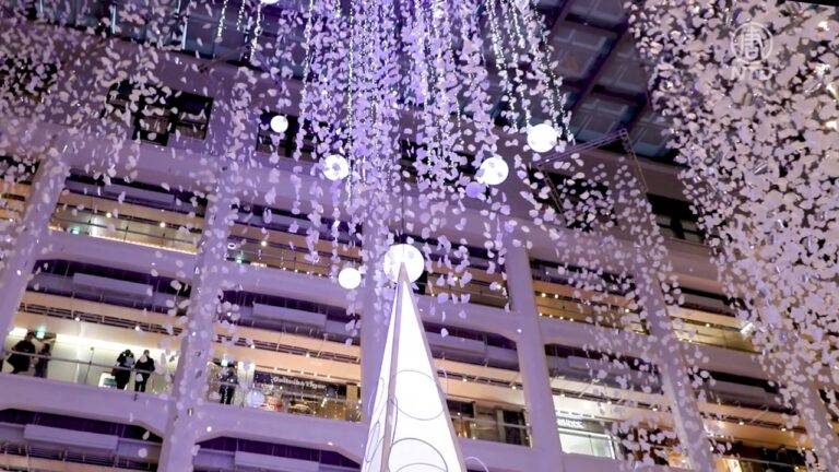 銀世界雪之華 日本打造獨有的和紙聖誕