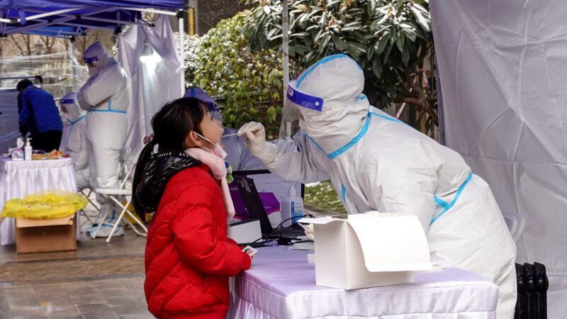 中國疫情持續蔓延 上海爆陽性病例