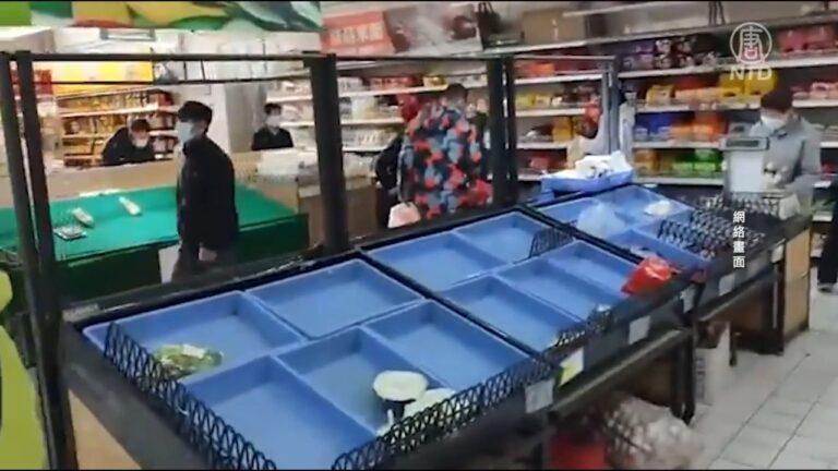 天津 Omicron 疫情軟封城 民眾搶菜囤糧