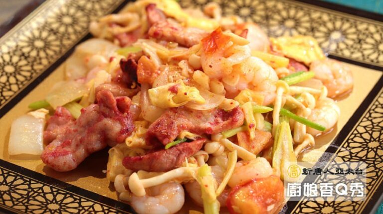 廚娘香Q秀：紅麴里肌炒蝦仁/首烏黒蒜雙鮮