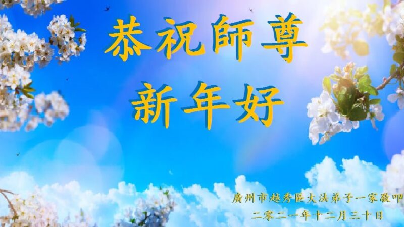 广东、甘肃法轮功学员恭祝李洪志大师新年好(37条)