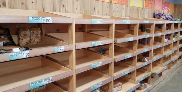 Omicron變種肆虐 美商店貨架出現斷貨