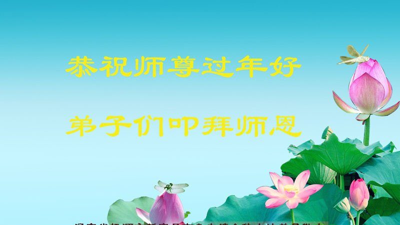 遼寧法輪功學員恭祝李洪志大師新年好(22條)