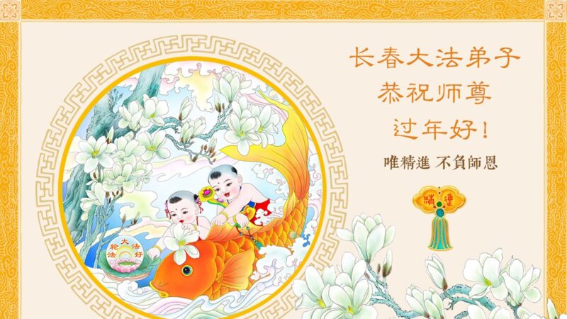 长春法轮功学员恭祝李洪志大师新年好(27条)