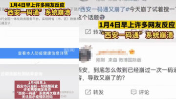 西安一码通再次崩溃 网民讽：一码通扛下清零重任