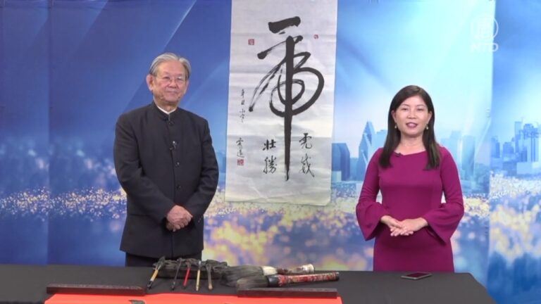 迎春寫對聯 中國字文化底蘊深