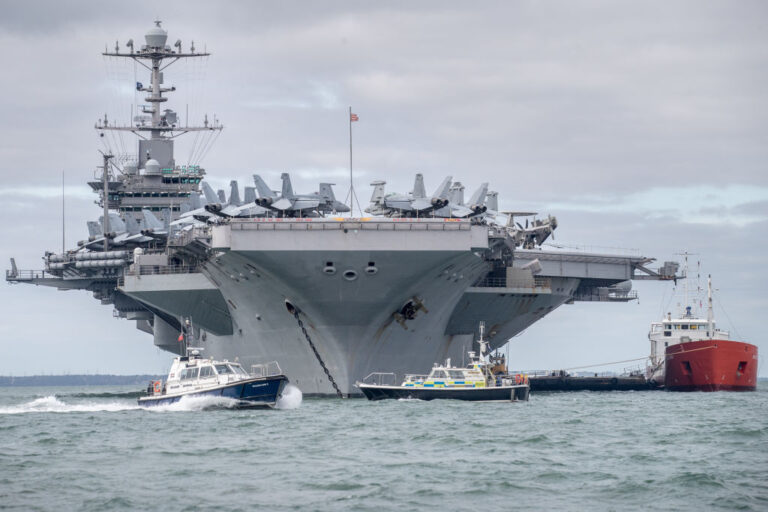 美國杜魯門號航艦 參與北約地中海大軍演