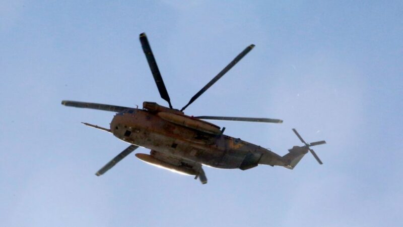 以色列空军直升机坠毁地中海 酿2死1伤