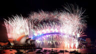 迎新年 澳洲新西兰跨年烟火秀