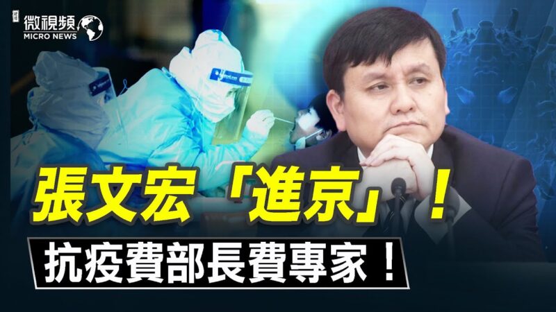 【微視頻】張文宏「進京」！抗疫費部長費專家！