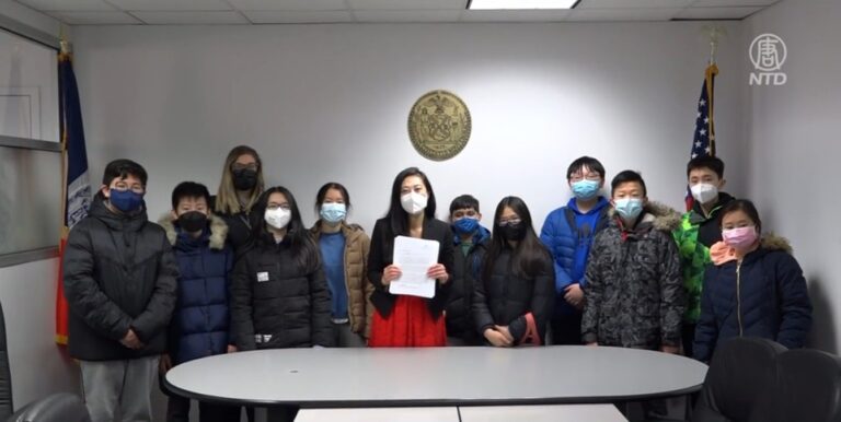 紐約初中生與社區互動 拜訪市議員辦公室
