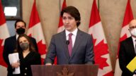 特鲁多宣布紧急状态 以结束疫苗令抗议