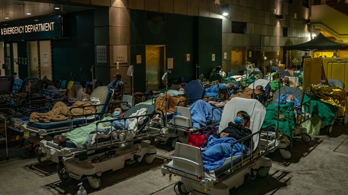 圖 香港新增6116確診再創新高 增24人死亡