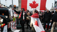 加卡車司機示威延燒 反强制疫苗蔓延全球