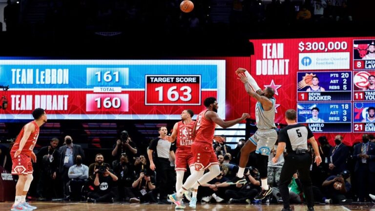 NBA全明星賽 勒布朗隊勝杜蘭特隊 庫里MVP