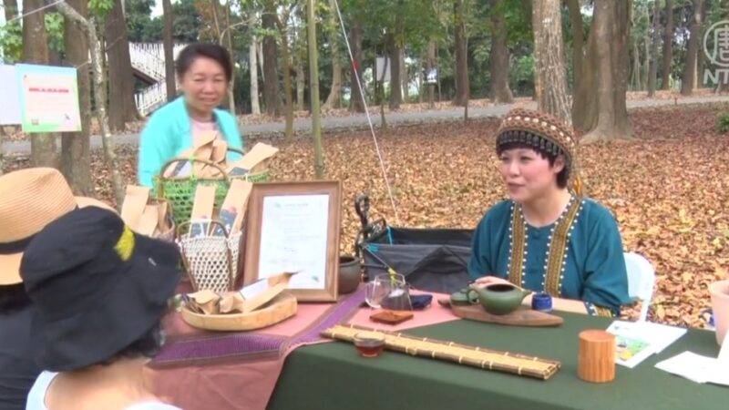 在森林公園品茗體驗茶文化 新威茶席口碑登場