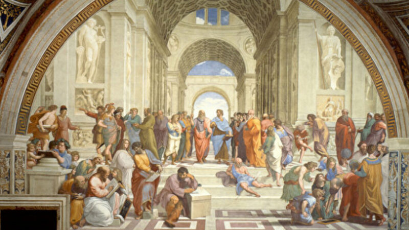 濕壁畫《雅典學派》： 向西方大思想家致敬