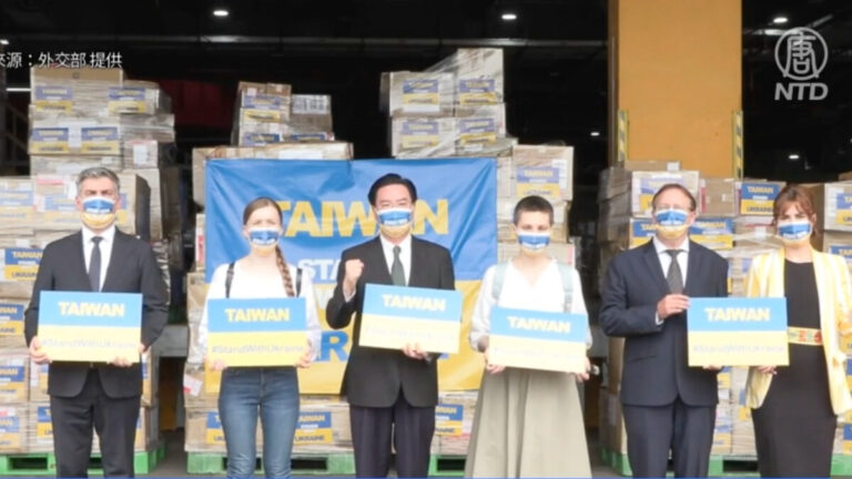 台捐物資逾50噸 在台烏人：沒有字詞可表感動