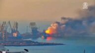 宣传镜头泄密 乌军炸沉俄罗斯大型登陆舰