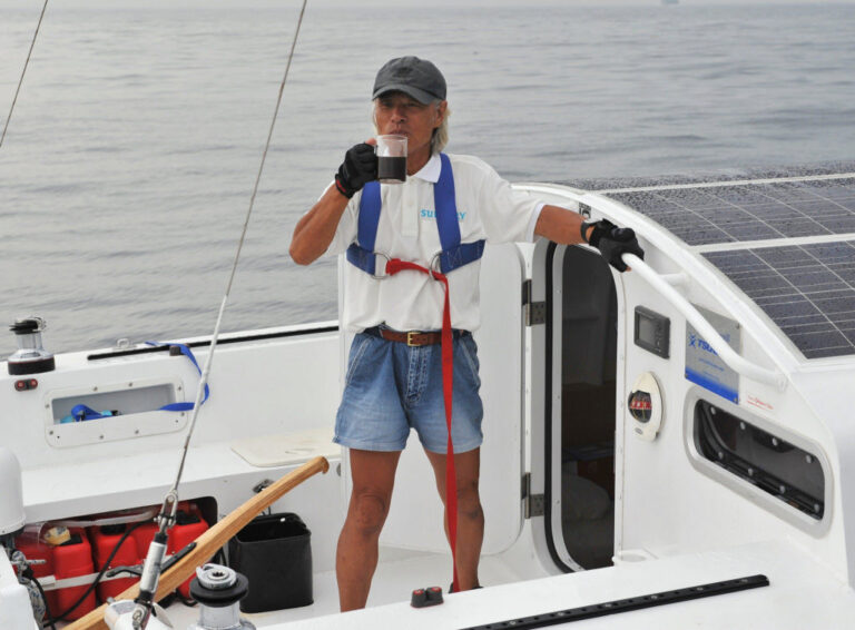 獨渡太平洋 日本83歲冒險家堀江謙一舊金山啟航