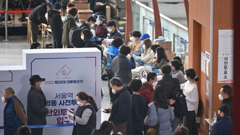 韩国总统大选 事前投票率可望逾30%