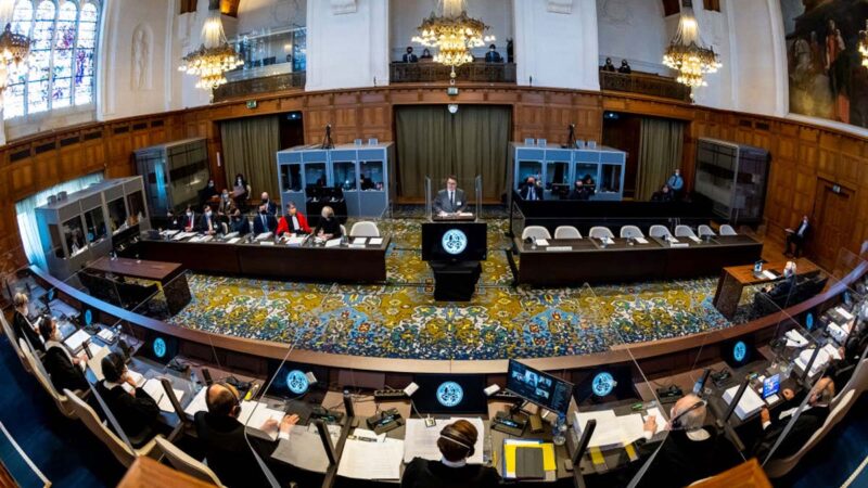 海牙国际法庭开庭 乌克兰提诉俄罗斯 被告缺席