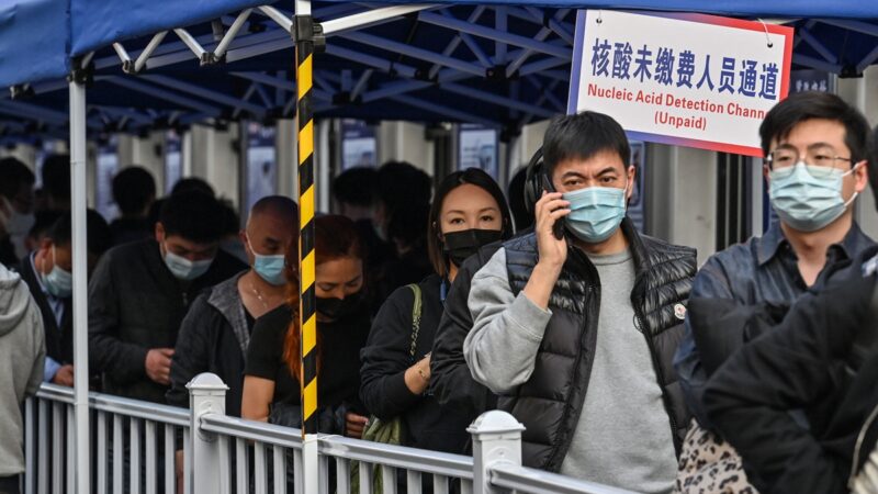 上海政府人员集体感染 一半人隔离 部门瘫痪