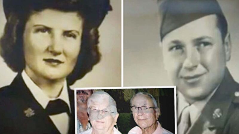 曾在二戰中服役的百歲夫妻 恩愛相守七十載